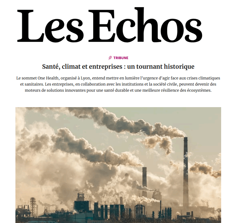 Actualité : Santé, climat et entreprises : un tournant historique